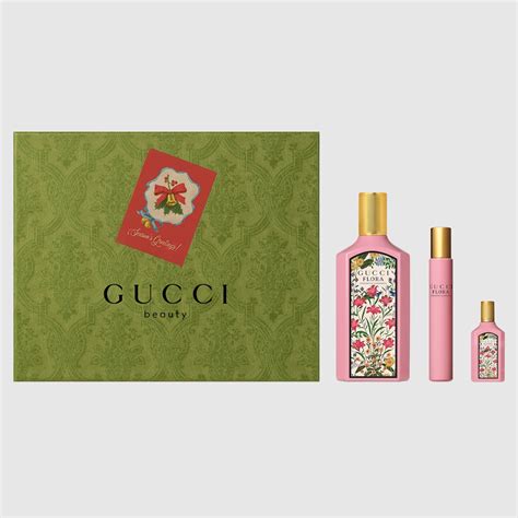 gucci flora eau de parfum 50ml 3 piece gift set|gucci flora perfume priceline.